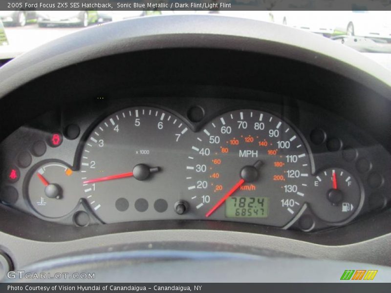 Sonic Blue Metallic / Dark Flint/Light Flint 2005 Ford Focus ZX5 SES Hatchback