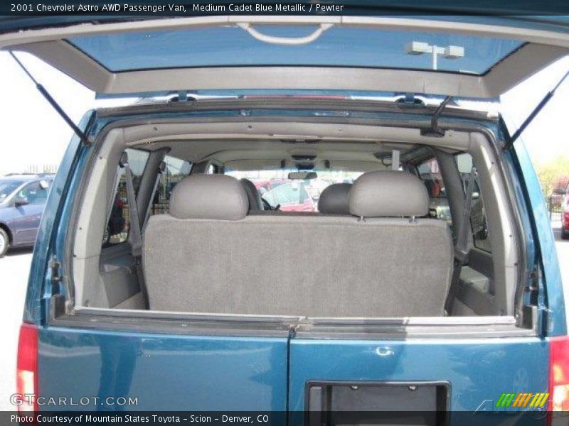 Medium Cadet Blue Metallic / Pewter 2001 Chevrolet Astro AWD Passenger Van