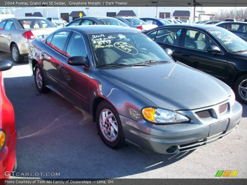 Greystone Metallic / Dark Pewter 2004 Pontiac Grand Am SE Sedan