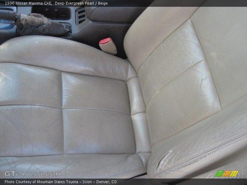 Deep Evergreen Pearl / Beige 1996 Nissan Maxima GXE