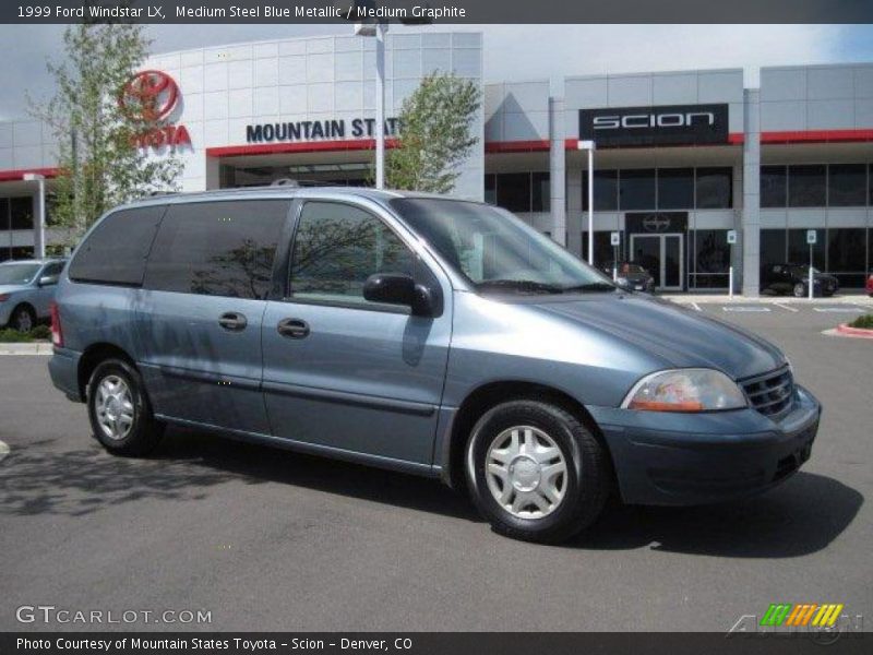 Medium Steel Blue Metallic / Medium Graphite 1999 Ford Windstar LX