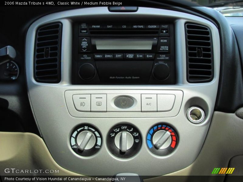 Classic White / Medium Pebble Beige 2006 Mazda Tribute s 4WD