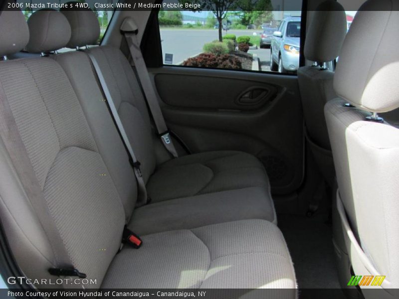 Classic White / Medium Pebble Beige 2006 Mazda Tribute s 4WD