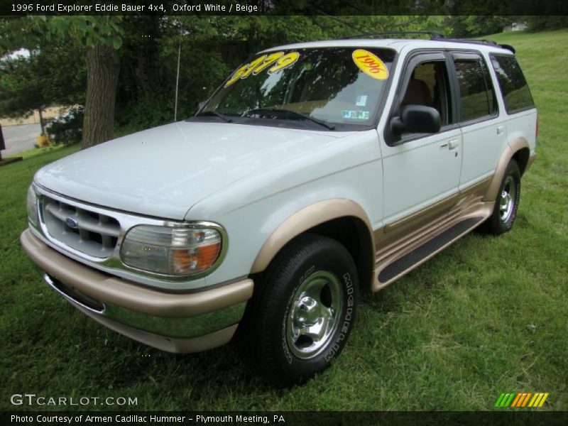 Oxford White / Beige 1996 Ford Explorer Eddie Bauer 4x4