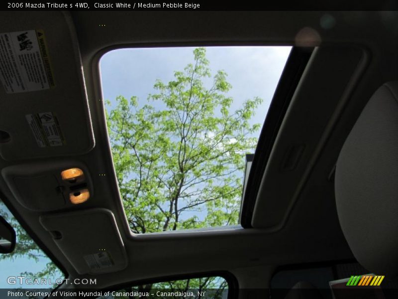 Classic White / Medium Pebble Beige 2006 Mazda Tribute s 4WD