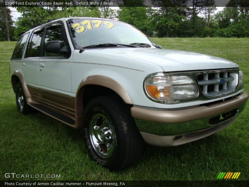Oxford White / Beige 1996 Ford Explorer Eddie Bauer 4x4
