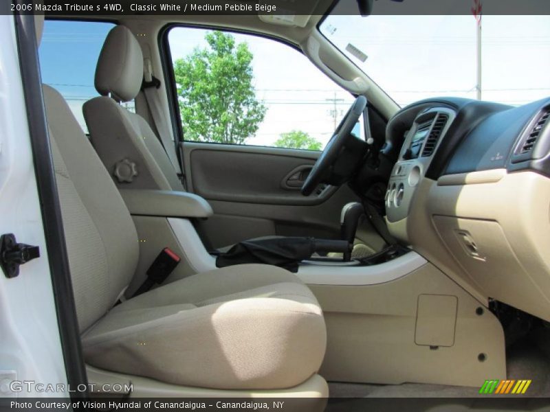 Classic White / Medium Pebble Beige 2006 Mazda Tribute s 4WD