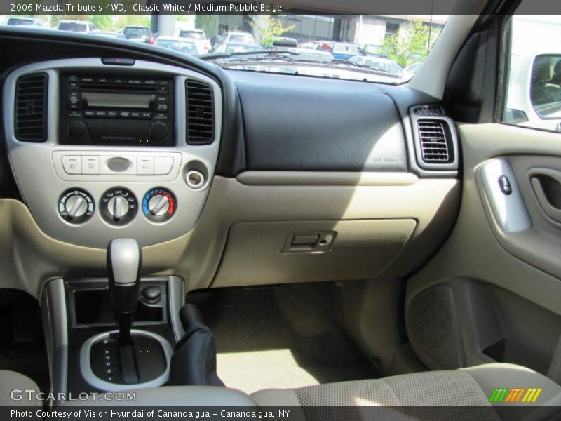Classic White / Medium Pebble Beige 2006 Mazda Tribute s 4WD