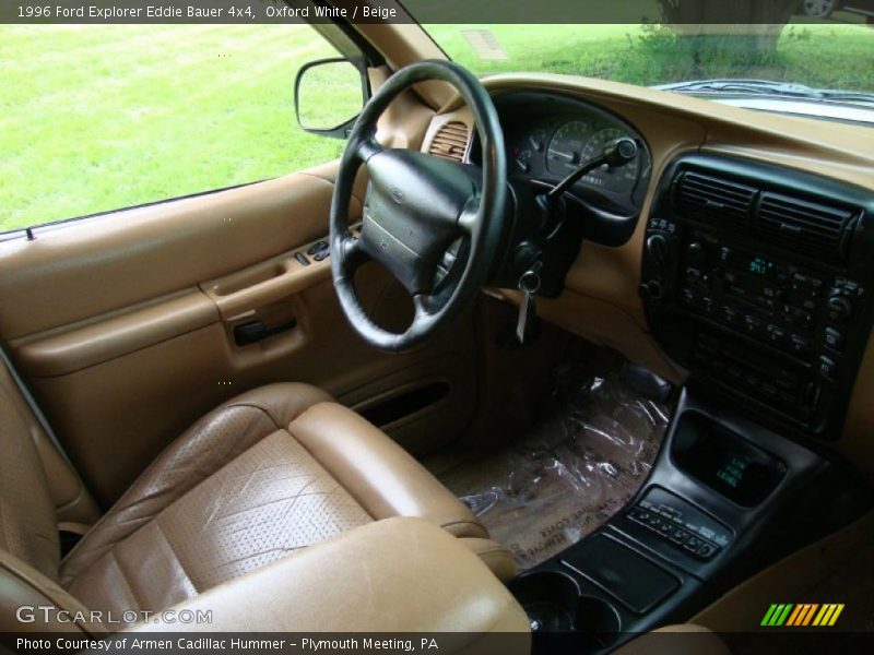 Oxford White / Beige 1996 Ford Explorer Eddie Bauer 4x4