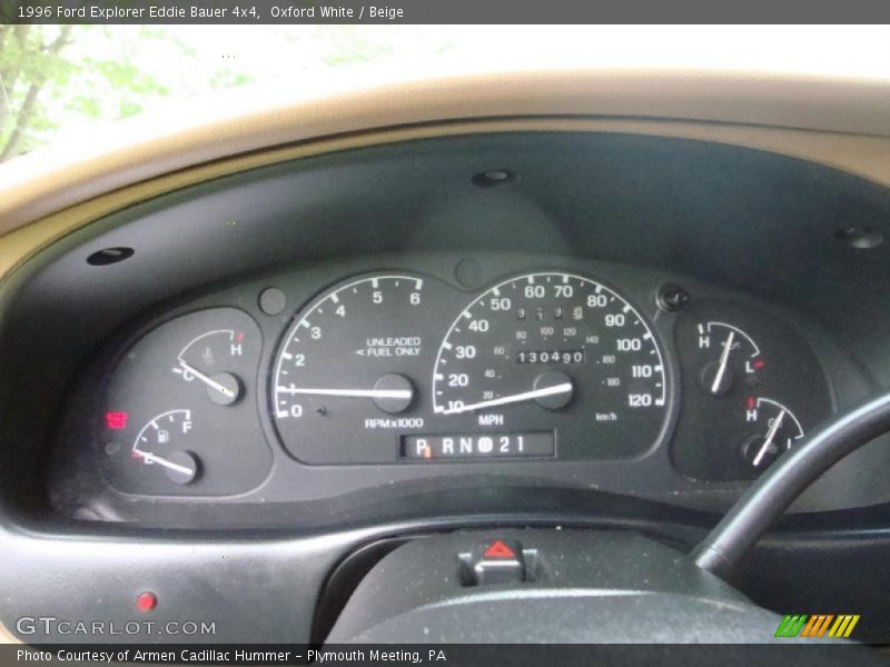 Oxford White / Beige 1996 Ford Explorer Eddie Bauer 4x4