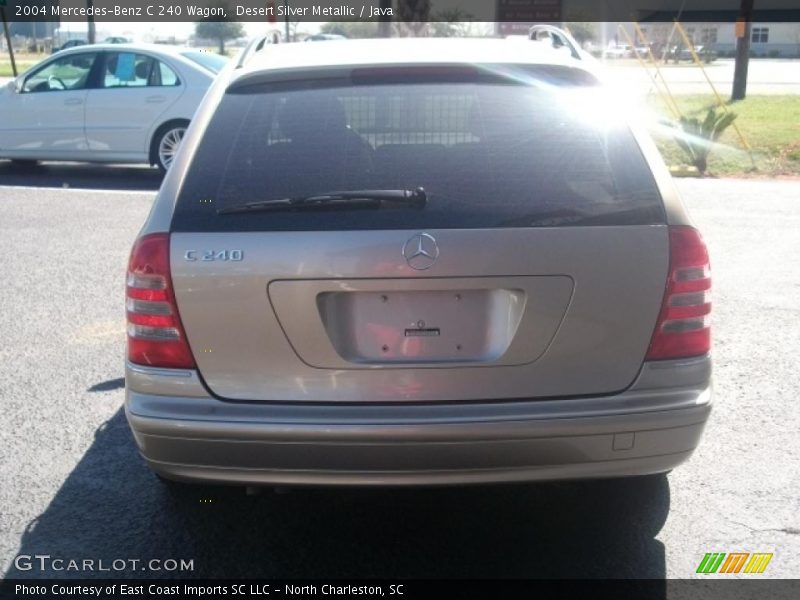 Desert Silver Metallic / Java 2004 Mercedes-Benz C 240 Wagon