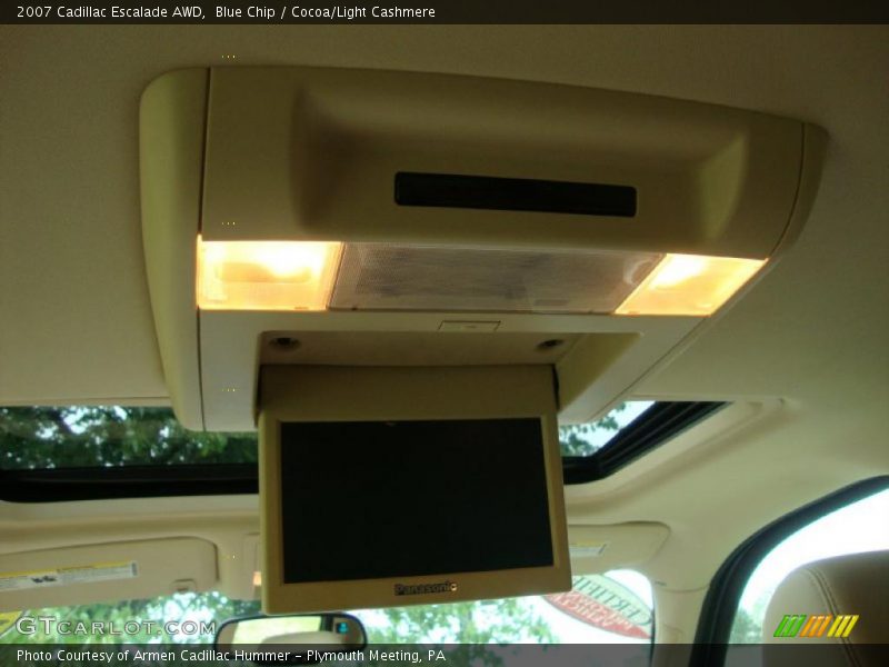 Blue Chip / Cocoa/Light Cashmere 2007 Cadillac Escalade AWD