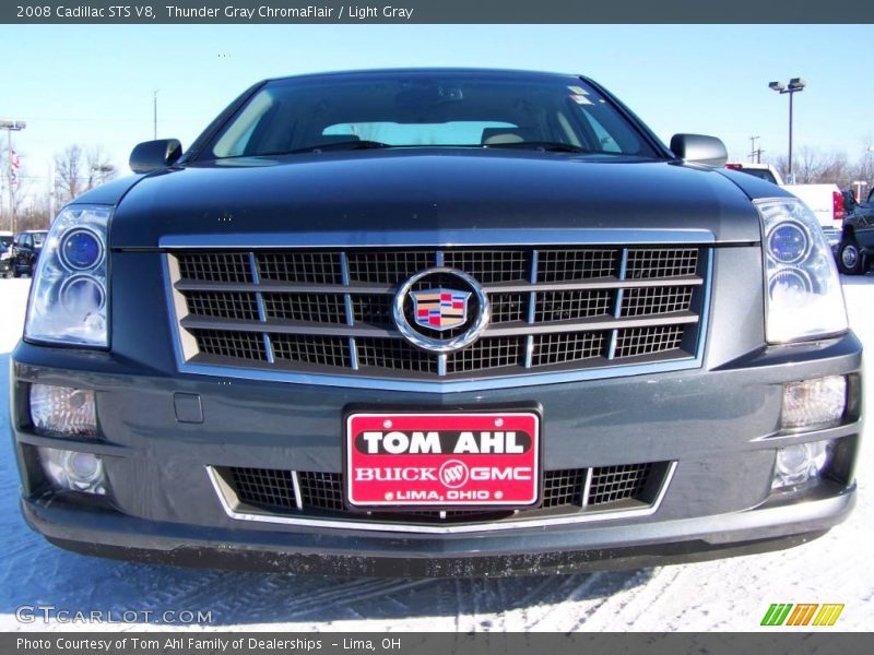 Thunder Gray ChromaFlair / Light Gray 2008 Cadillac STS V8