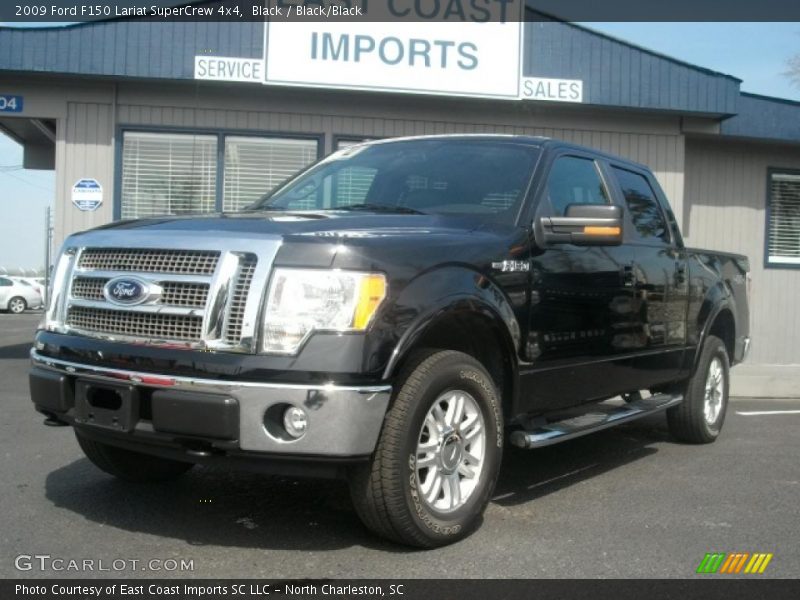 Black / Black/Black 2009 Ford F150 Lariat SuperCrew 4x4