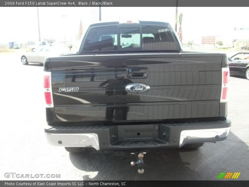 Black / Black/Black 2009 Ford F150 Lariat SuperCrew 4x4