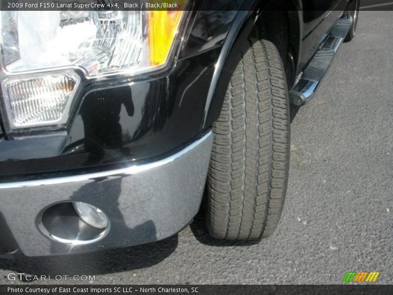 Black / Black/Black 2009 Ford F150 Lariat SuperCrew 4x4