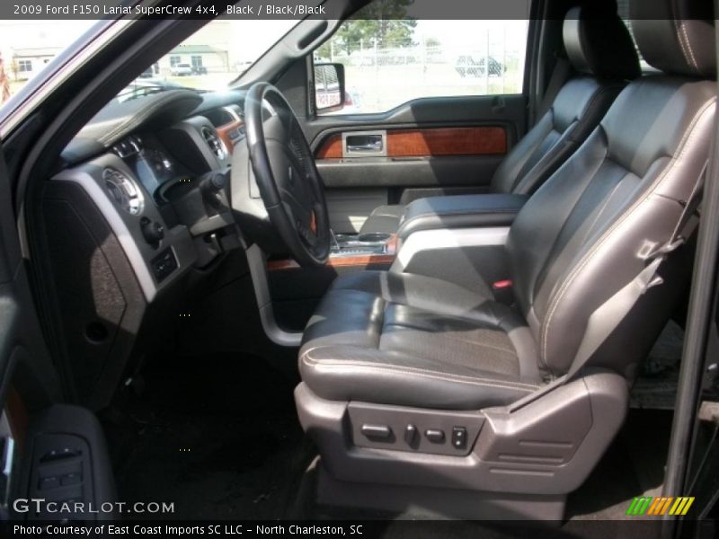 Black / Black/Black 2009 Ford F150 Lariat SuperCrew 4x4