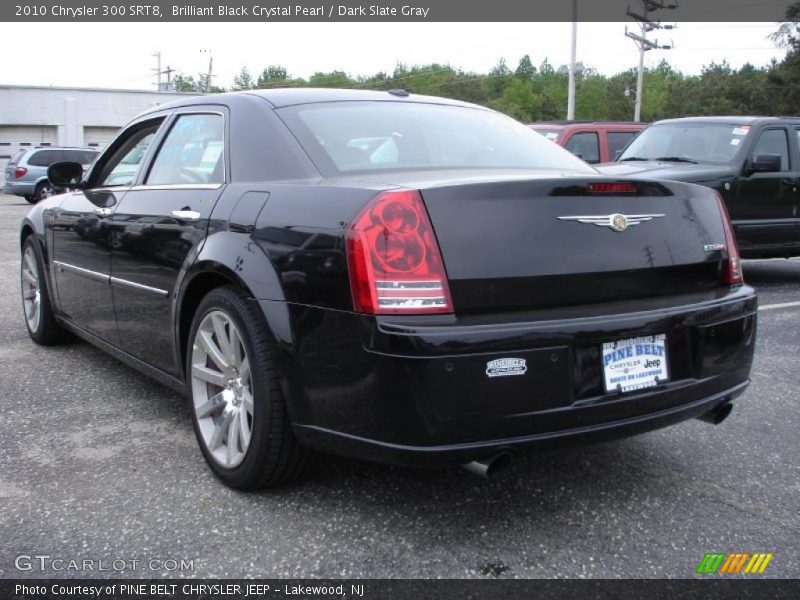 Brilliant Black Crystal Pearl / Dark Slate Gray 2010 Chrysler 300 SRT8