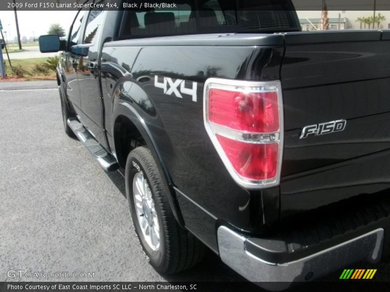 Black / Black/Black 2009 Ford F150 Lariat SuperCrew 4x4