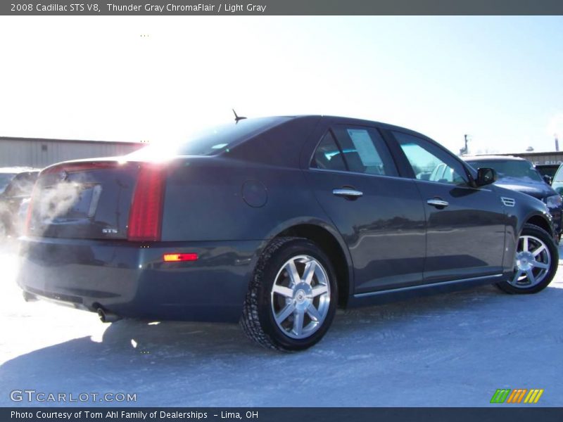 Thunder Gray ChromaFlair / Light Gray 2008 Cadillac STS V8