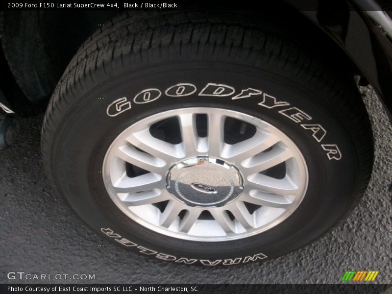 Black / Black/Black 2009 Ford F150 Lariat SuperCrew 4x4