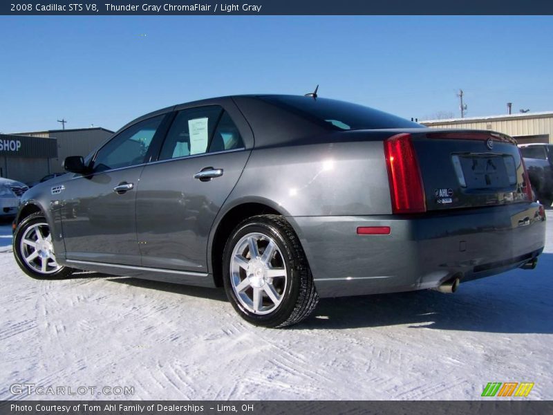 Thunder Gray ChromaFlair / Light Gray 2008 Cadillac STS V8