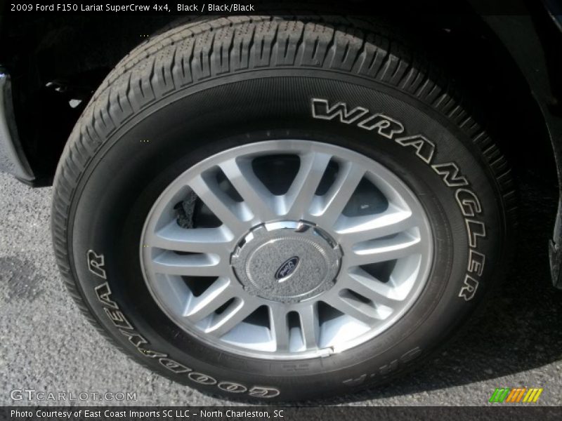 Black / Black/Black 2009 Ford F150 Lariat SuperCrew 4x4