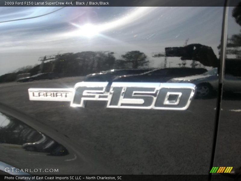 Black / Black/Black 2009 Ford F150 Lariat SuperCrew 4x4