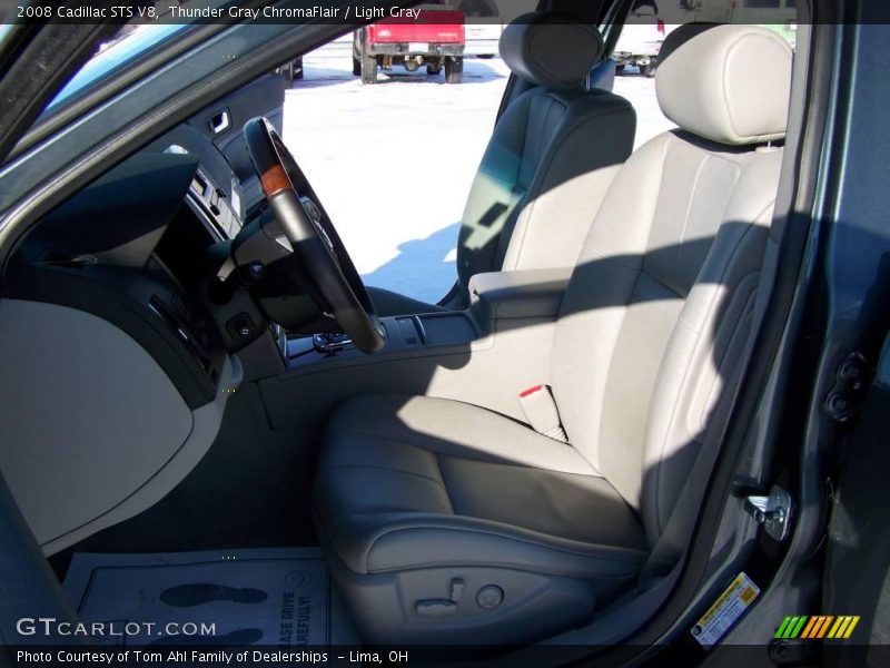 Thunder Gray ChromaFlair / Light Gray 2008 Cadillac STS V8