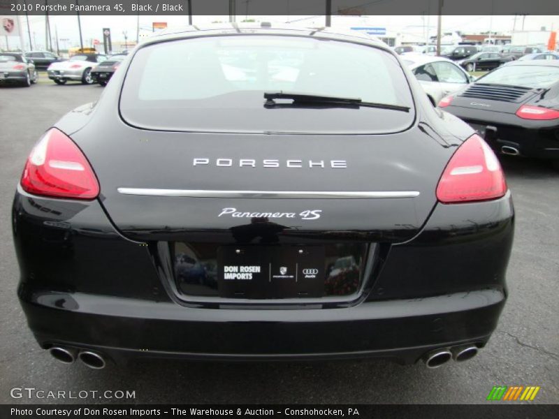 Black / Black 2010 Porsche Panamera 4S