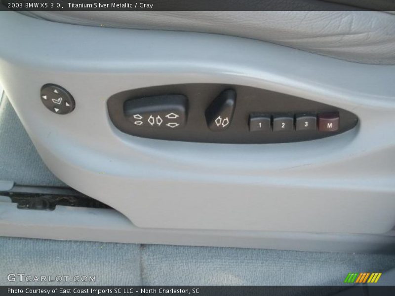 Titanium Silver Metallic / Gray 2003 BMW X5 3.0i