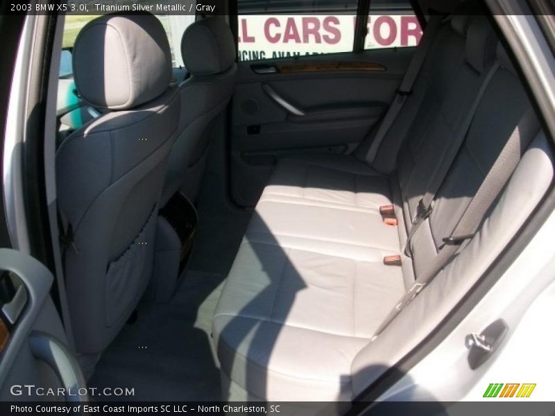 Titanium Silver Metallic / Gray 2003 BMW X5 3.0i