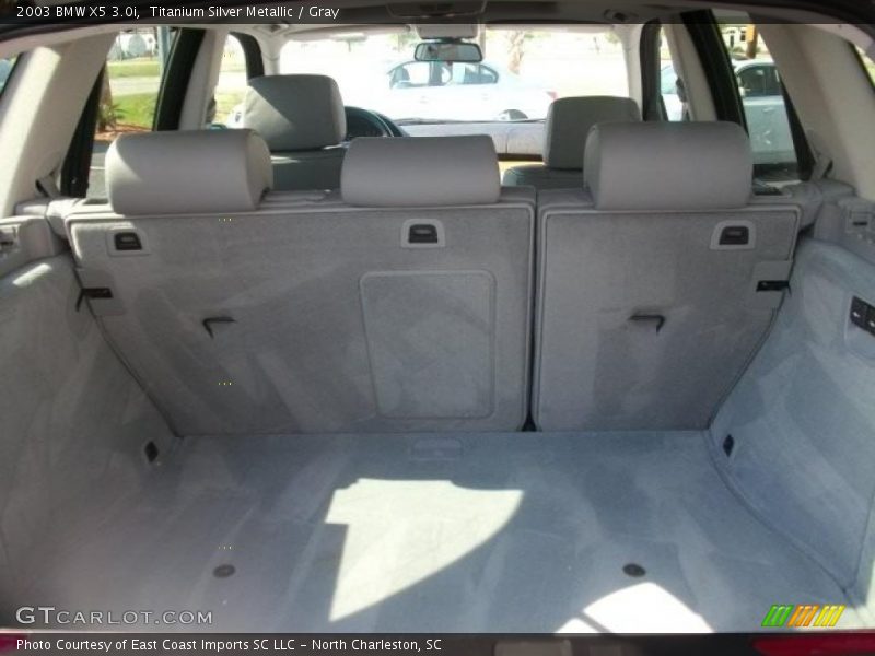 Titanium Silver Metallic / Gray 2003 BMW X5 3.0i
