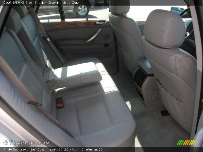 Titanium Silver Metallic / Gray 2003 BMW X5 3.0i