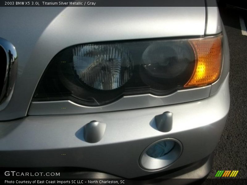 Titanium Silver Metallic / Gray 2003 BMW X5 3.0i