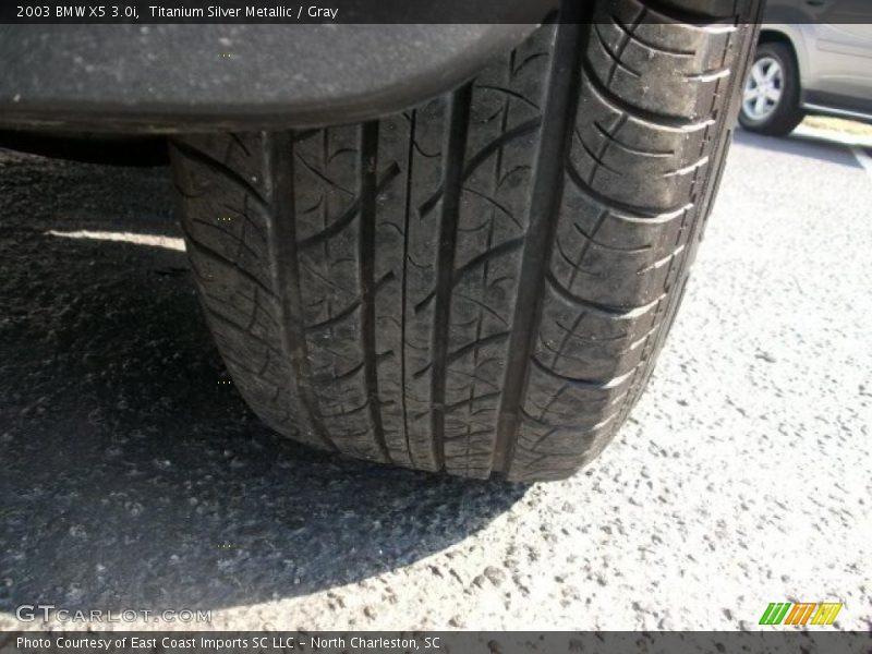 Titanium Silver Metallic / Gray 2003 BMW X5 3.0i