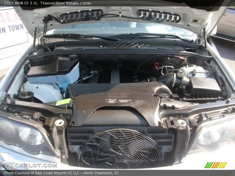 Titanium Silver Metallic / Gray 2003 BMW X5 3.0i