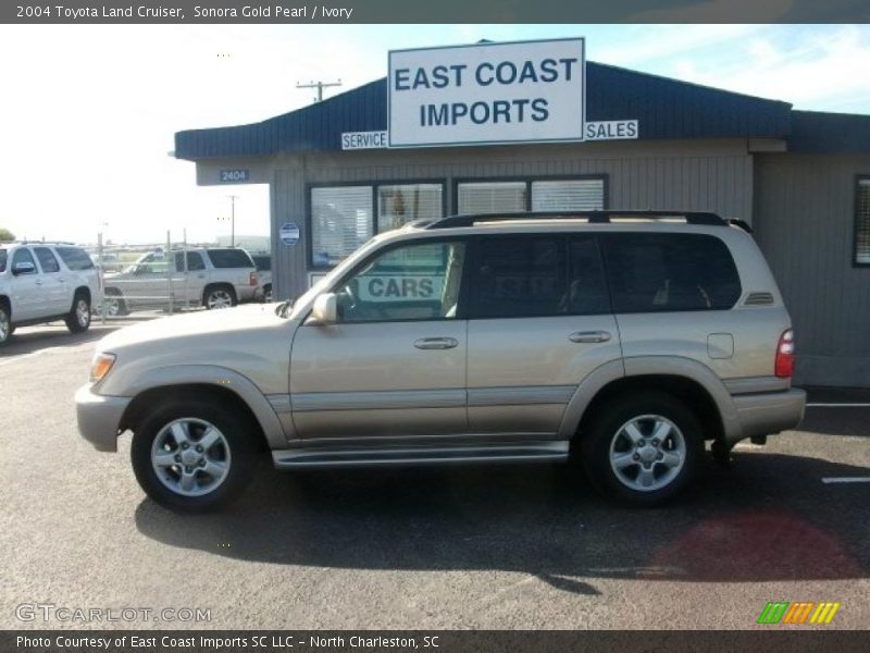 Sonora Gold Pearl / Ivory 2004 Toyota Land Cruiser