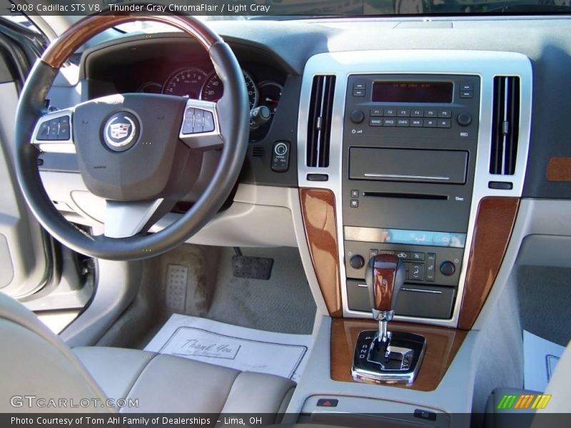 Thunder Gray ChromaFlair / Light Gray 2008 Cadillac STS V8