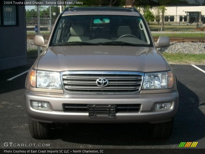 Sonora Gold Pearl / Ivory 2004 Toyota Land Cruiser