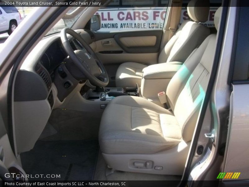 Sonora Gold Pearl / Ivory 2004 Toyota Land Cruiser