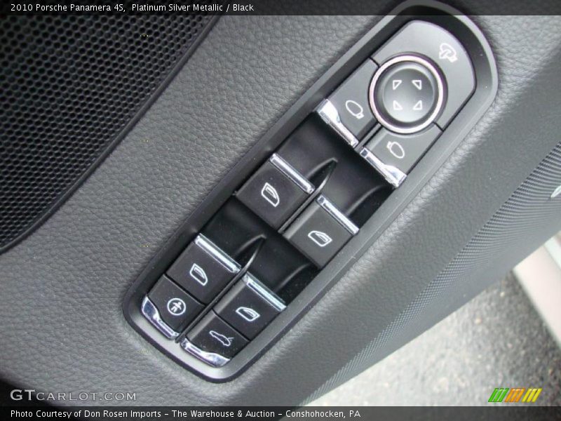 Platinum Silver Metallic / Black 2010 Porsche Panamera 4S