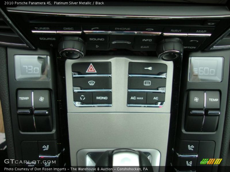 Platinum Silver Metallic / Black 2010 Porsche Panamera 4S