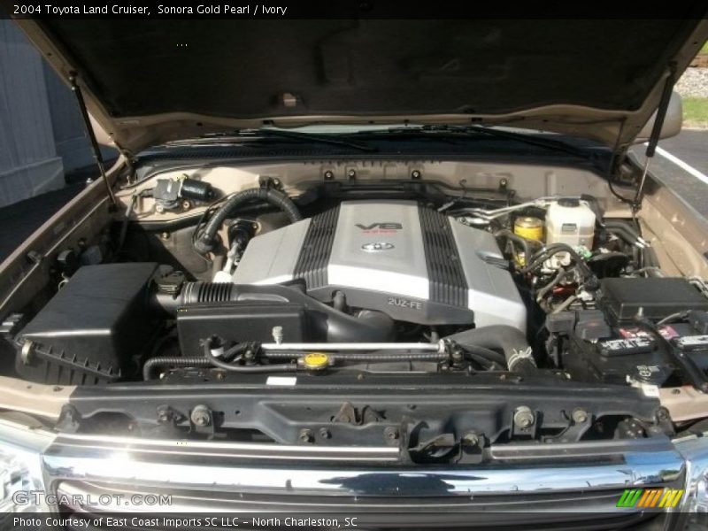Sonora Gold Pearl / Ivory 2004 Toyota Land Cruiser