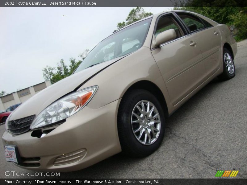 Desert Sand Mica / Taupe 2002 Toyota Camry LE