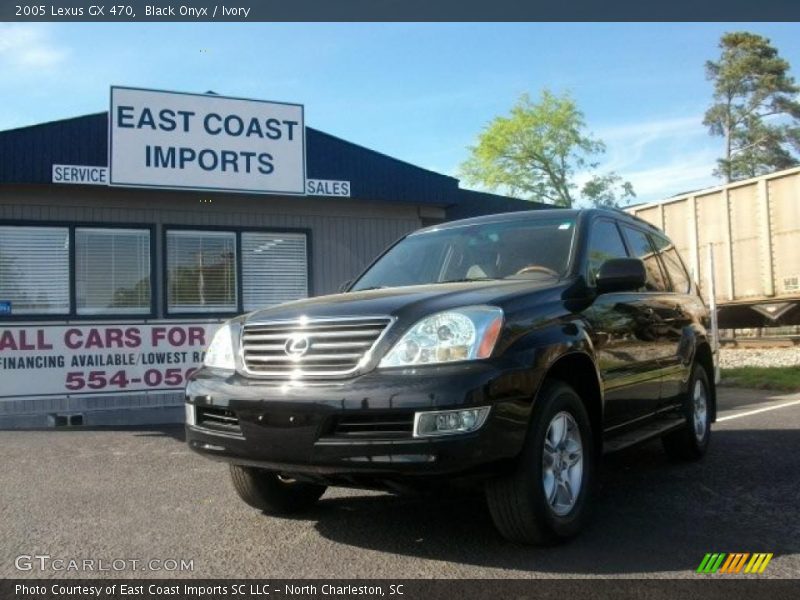 Black Onyx / Ivory 2005 Lexus GX 470