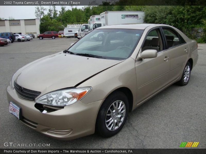 Desert Sand Mica / Taupe 2002 Toyota Camry LE