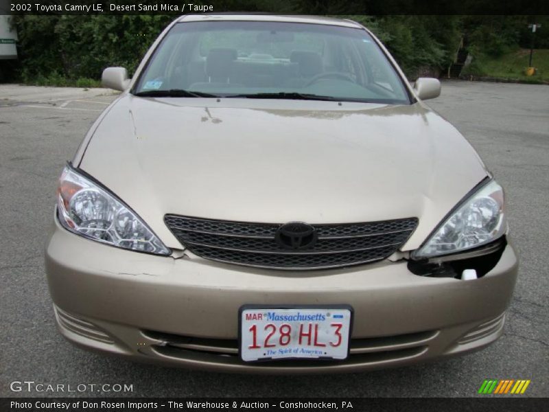 Desert Sand Mica / Taupe 2002 Toyota Camry LE