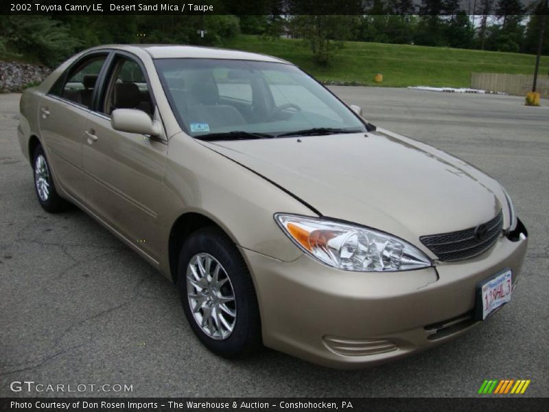 Desert Sand Mica / Taupe 2002 Toyota Camry LE