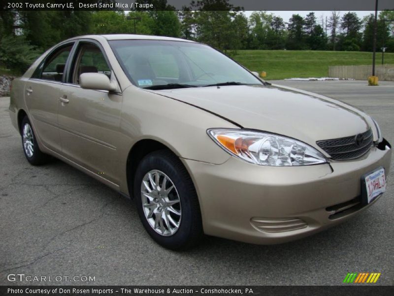 Desert Sand Mica / Taupe 2002 Toyota Camry LE